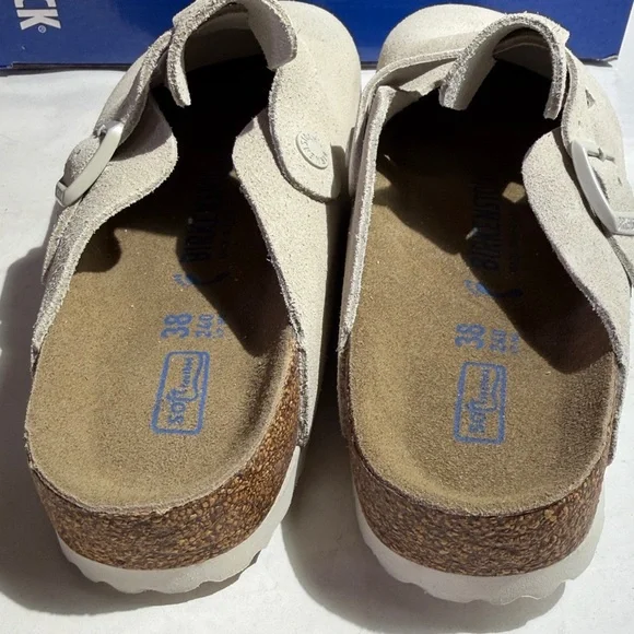 New White Birkenstock Boston clogs / clog women’s - Picture 4 of 7